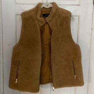 J.Crew teddy vest